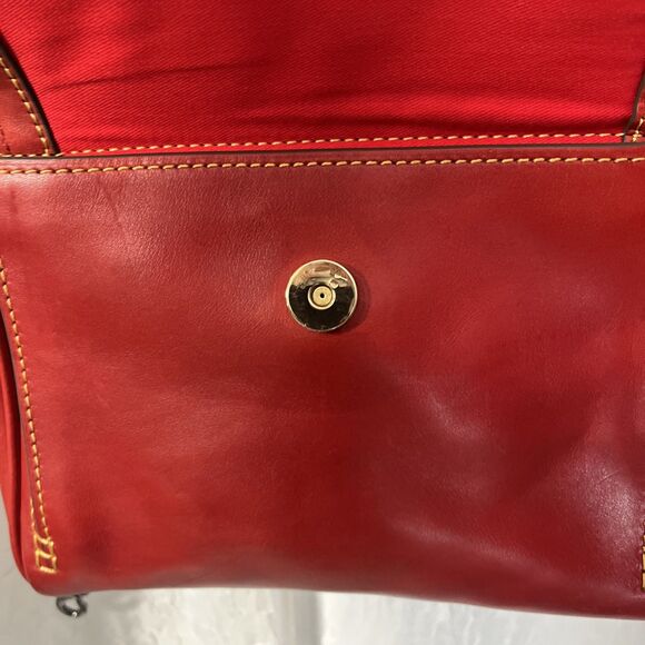 Dooney & Bourke Florentine Pocket Crossbody Handbag Red - Picture 6 of 14